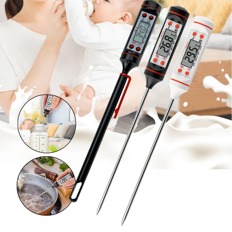 Цифровой термометр для барбекю мяса электронный приготовления пищи зонд воды