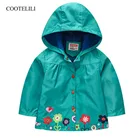 Водонепроницаемая куртка COOTELILI для девочек, ветровка для маленьких детей, куртка-бомбер для девочек, куртка для маленьких девочек, детская одежда 80-130 см