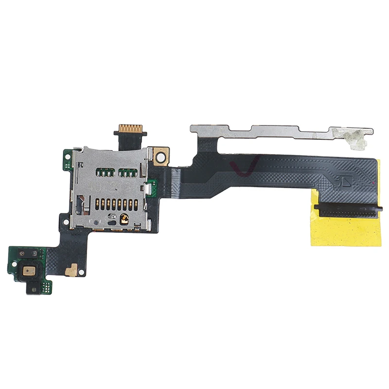 1 шт. кнопка включения/выключения громкости гибкий кабель с sd кардридером для HTC One