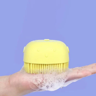 Массаж тела душ щетка Контейнер для геля душа многофункциональная ванны из