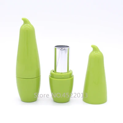 

12.1mm 10/30/50pcs Empty Cute Lovely Green Beauty Lip Balm Bottle,Cosmetic Creative Handmade Yellow Lipstick Sub Tube,Makep Tool