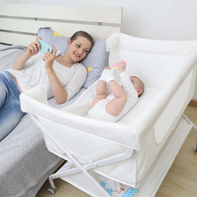 

Newborn crib folding portable mosquito net crib