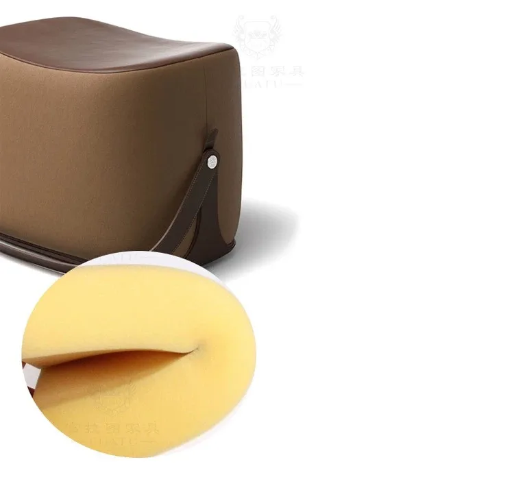Модный стул для обуви седло стулья с ручкой наполнитель из губки мини-стул дивана