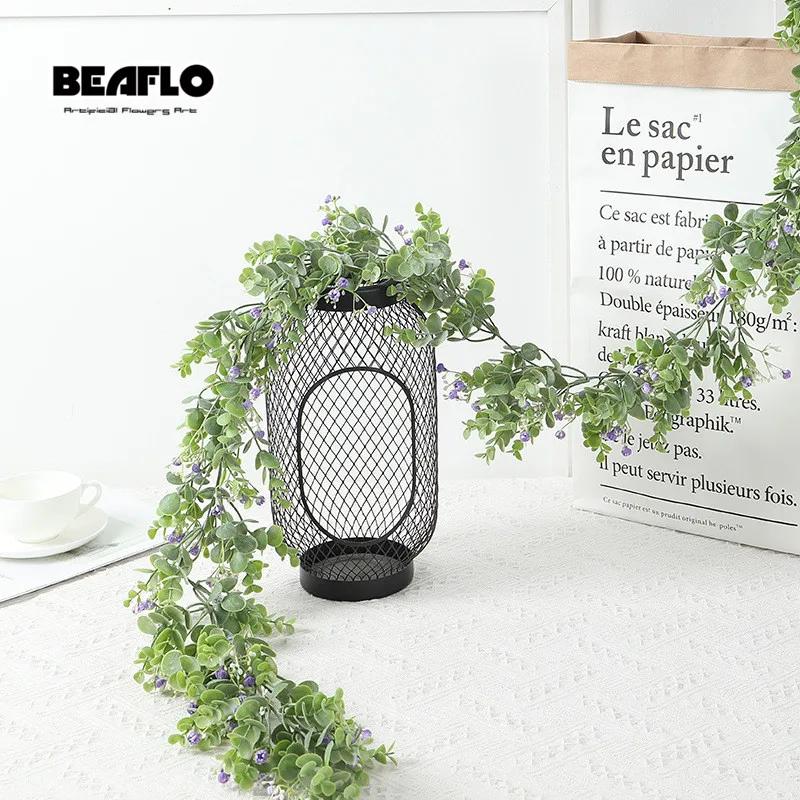 

Искусственные растения в 9 стилях, ненастоящая яркая лоза из ротанга, листья вагины, растения, зелень, листья винограда для домашнего сада, в...