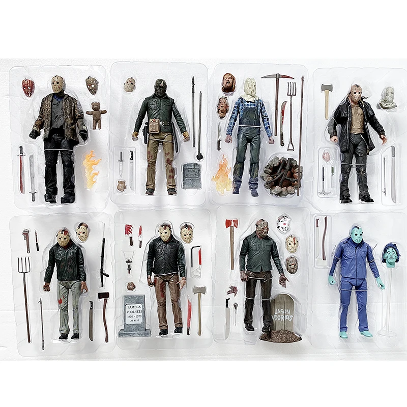 NECA Friday The 13th Toys экшн фигурка Фредди Джейсона воорхеса Фигурки Игрушка кукла