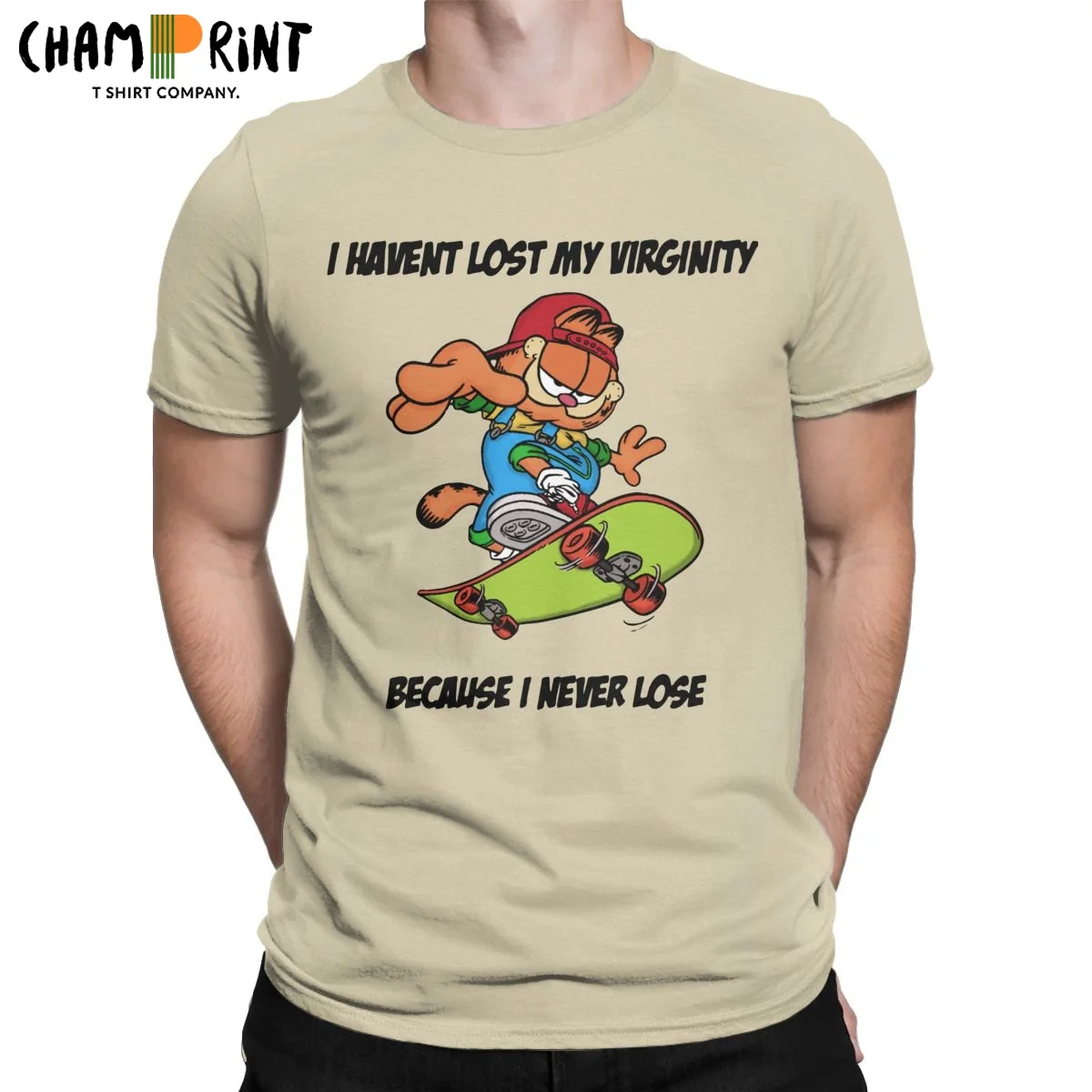 

Футболка мужская с круглым вырезом и коротким рукавом