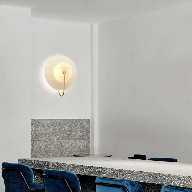 

Modern led Light Simple Wall Lamp Creative Dining Room Living Room Background Wall Light Nordic Bedroom Bedside LED Wall Lamps