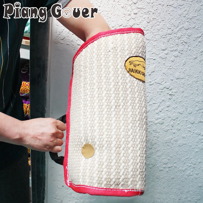 Синий тренировочный рукав для щенка защитный манеж маленьких собак льняная