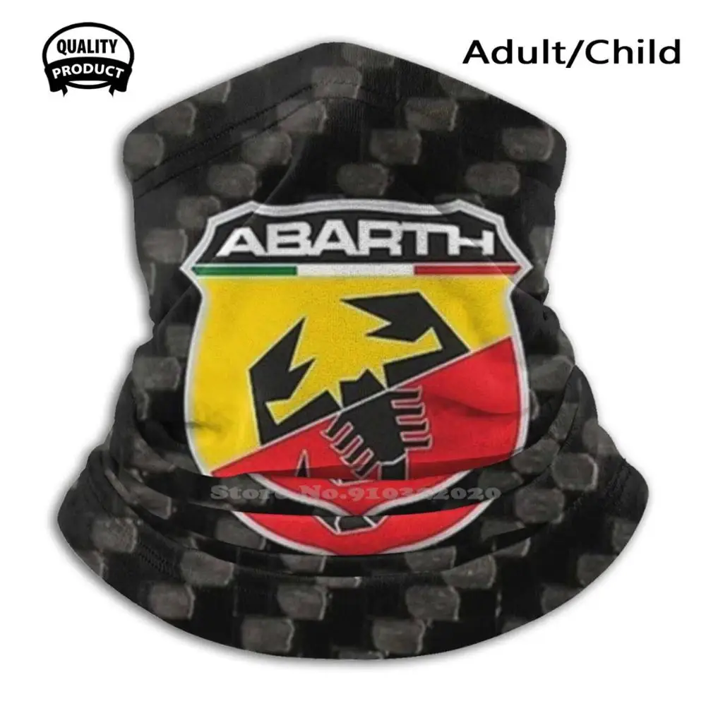 

Cerхорошие уличные велосипедные рыболовные мотоциклетные маски для лица из углеродного волокна с волнистым узором Abarth для соревнований Fiat Motorsport S0S