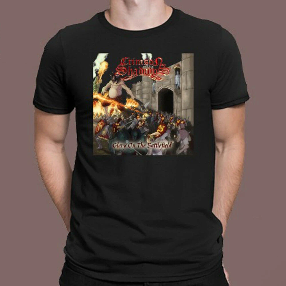 Малиновые тени Глория на поле битвы черная футболка Размер S M L XL 2XL 3XL модная