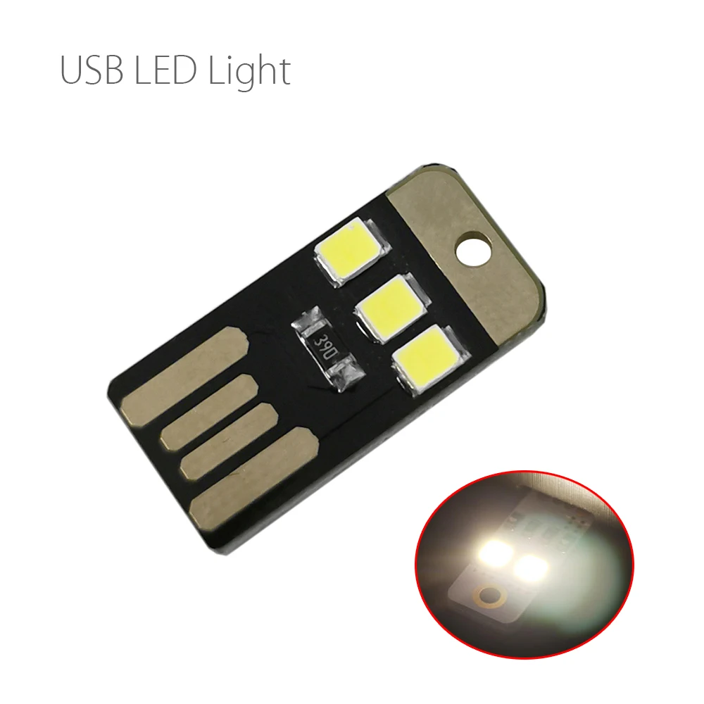 Ультра тонкий мини USB светильник usb портами и светодиодным индикатором Мощность