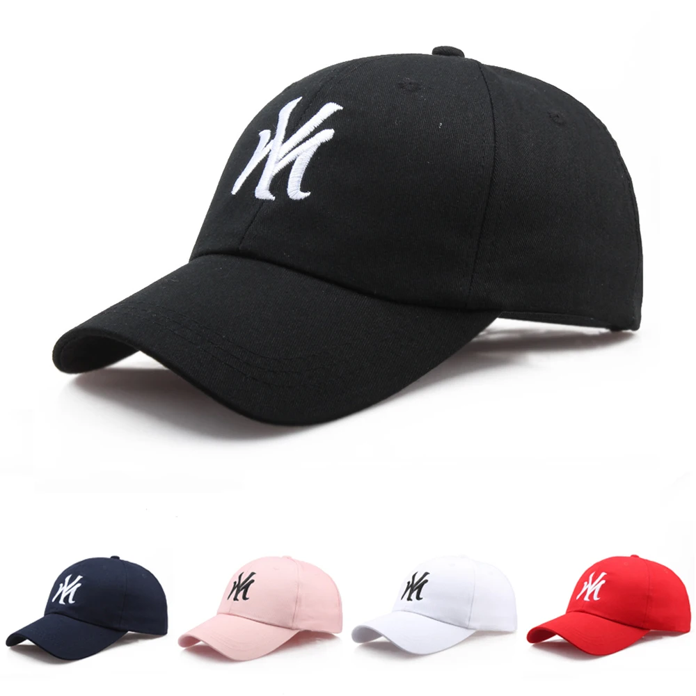 

New York Letter MY Embroidery Baseball Caps For Women Men Fashion Female Summer Visors Cotton Snapback Hip Hop Cap Sun Dad Hat