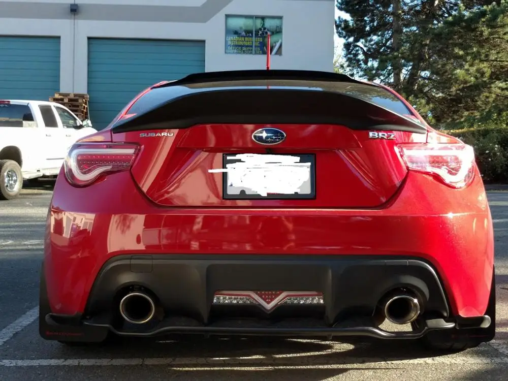 2013-17 GT86 BRZ FR-S спойлер в спортивном стиле FRP Ducktail задний спойлер GT86 спойлер багажника BRZ спойлер/матовый черный