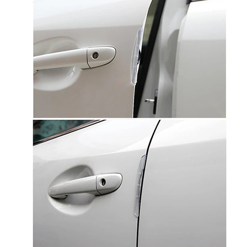 

4pcs Car Sticker Door Edge Guards Trim Molding Protection Strip Scratch Protector Car Crash Barriers Door Guard Collision