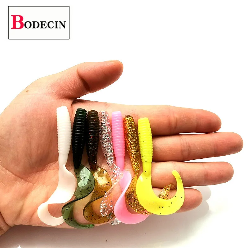 Гусеница/Червь/карп/Мягкая приманка резиновая креветка запах соли свимбейт