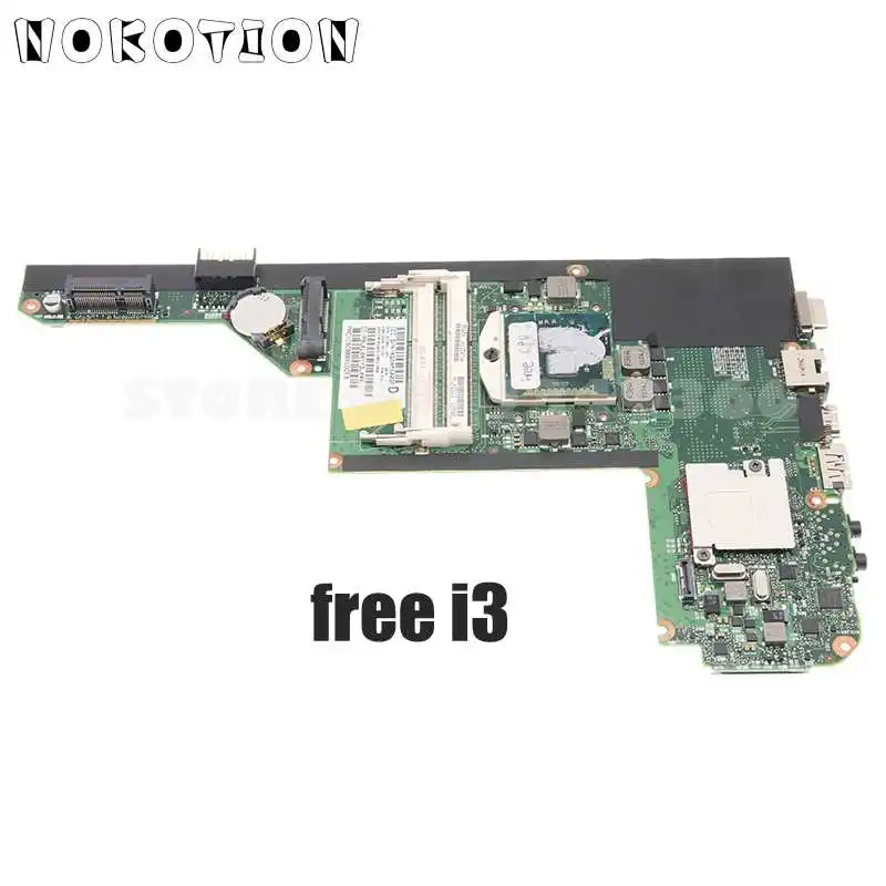 

NOKOTION 633863-001 Laptop Motherboard For HP Pavilion DM4 DM4-1000 MAIN BOARD HM55 UMA HD DDR3 free i3