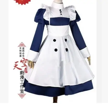 

Japanese anime Black Butler Kuroshitsuji Mey Rin Cosplay Costume Custom Made Cosplay costumes for women