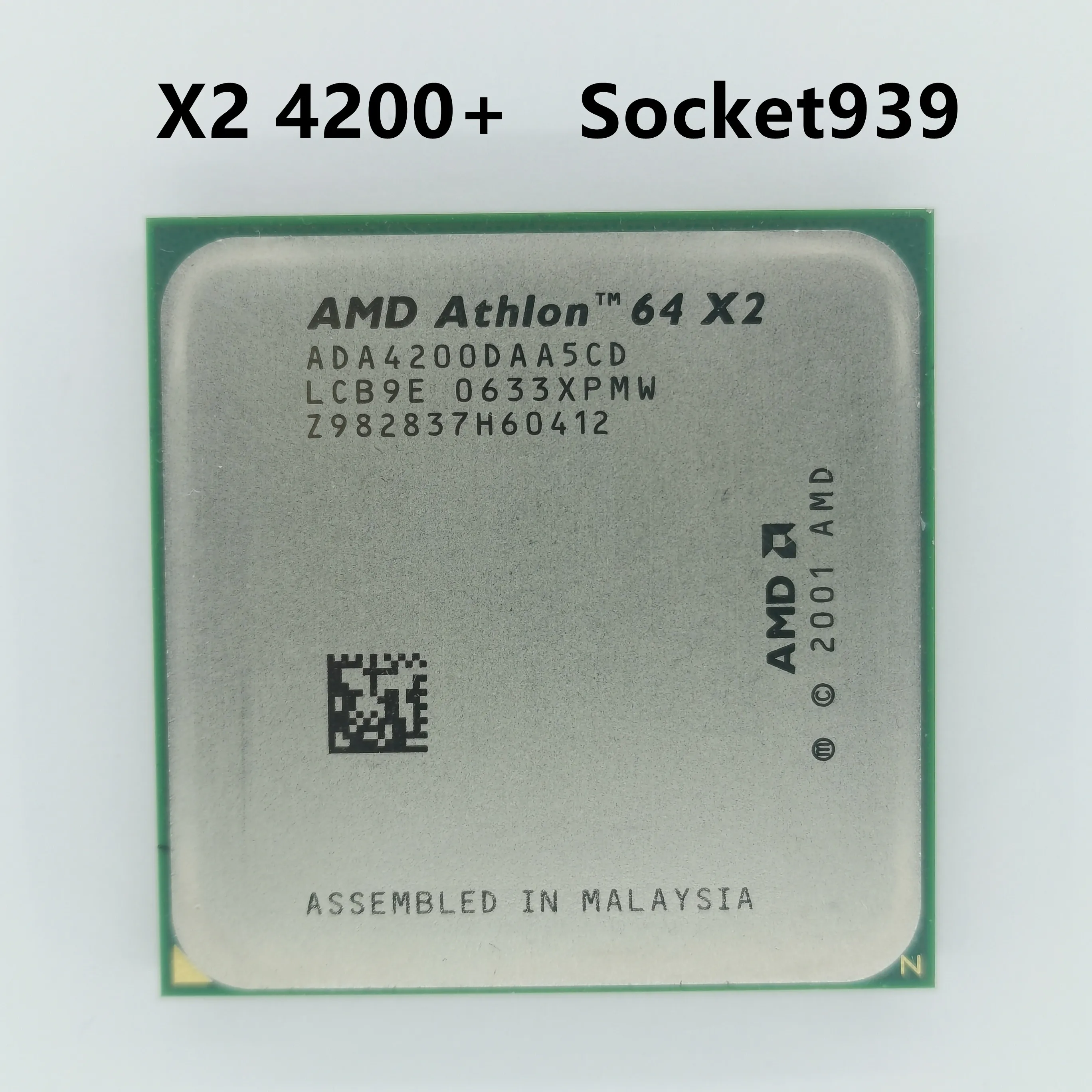 Процессор AMD 4200 + x2 939pin для ПК Athlon 64 X2 Socket 939 2 2G настольный процессор ADA4200DAA5BV ADA4200DAA5CD