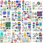 Радужный фиджет-антистресс, сжимаемые игрушки для детей, сжимаемые сенсорные антистрессовые игры, ручной простой фиджет, расслабляющая игрушка