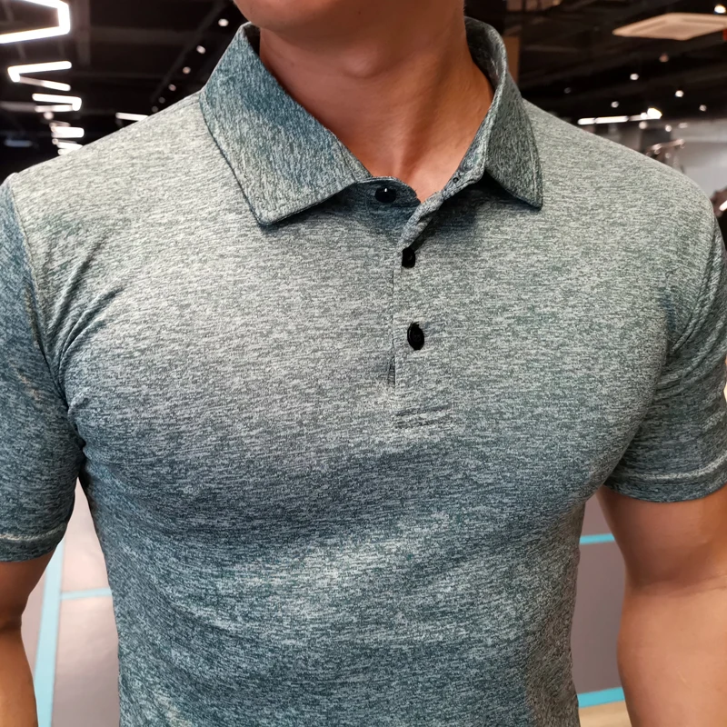 Футболка поло мужская с коротким рукавом спортивный топ для бега на открытом