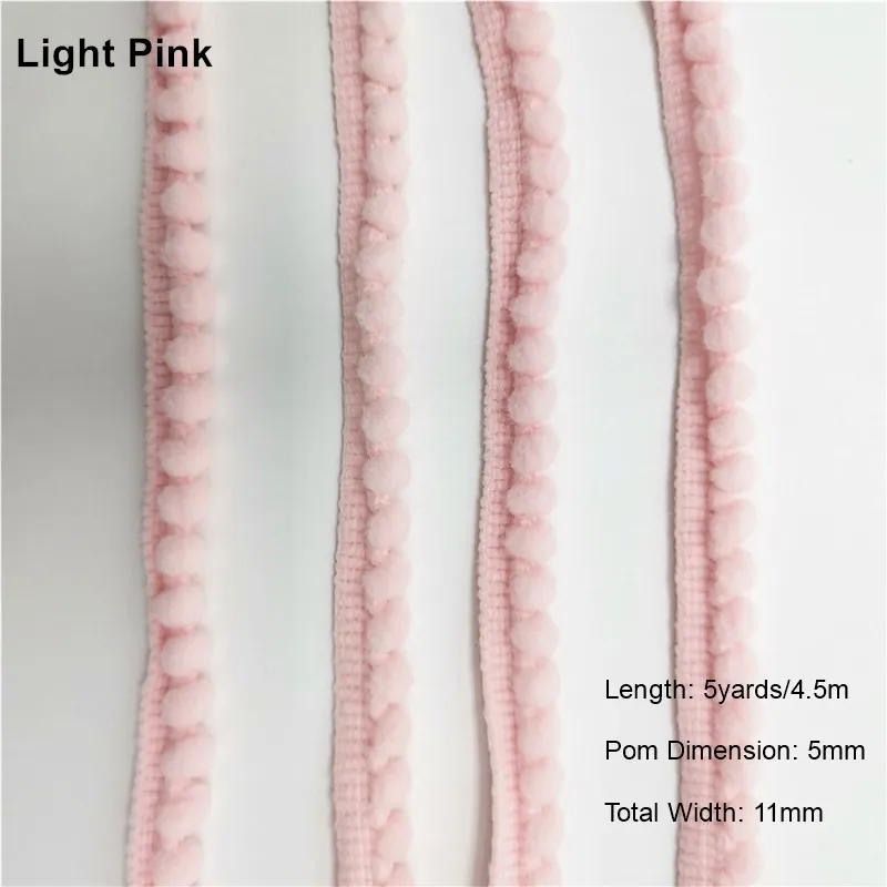 5 ярдов кружевная отделка украшение с помпоном аксессуары для швейной ткани