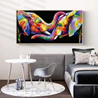 Настенная картина, абстрактная картина с изображением животных, винтажные плакаты и принты, фотографии слона