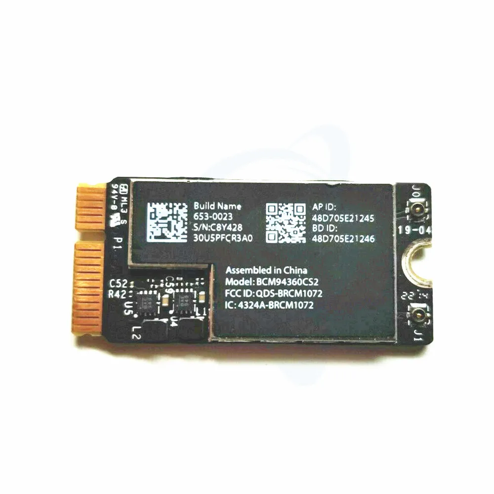 BCM94360CS2 беспроводной-AC WIFI Bluetooth BT 4 0 аэропорт 802.11ac карта для Macbook Air 11 &quotA1465 13&quot A1466
