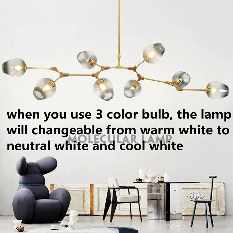 

Nordic Modern Chandelier lighting Led Lamp 110V220V Industrial Ceiling Chandeliers Lighting Living Room Bedroom Light Fixtures