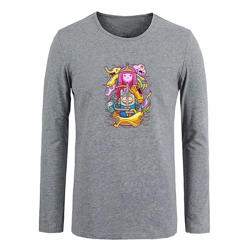С изображением Финна из Adventure Time Jake Beemo Bubblegum Pokemon Pinsir Design Мужская футболка с