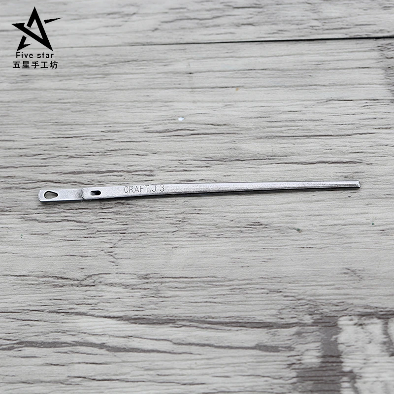 10pcs American Sewing Leather Needle DIY handmade Lacing Threading Two Prong Steel Needles Craft Suture tools | Инструменты