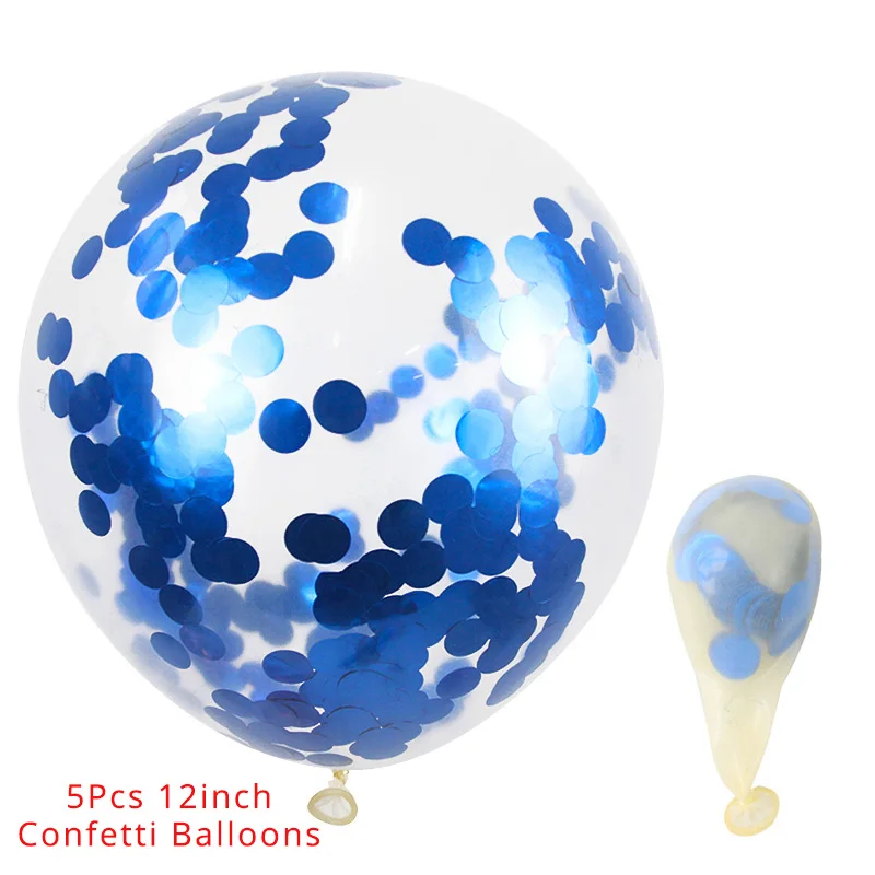 5pcs balloons Детские принадлежности для дня рождения подставка для воздушных шаров держатель для шарика колонна конфетти Globos свадебный стол Декор 7 трубок - Цвет: 5pcs balloons