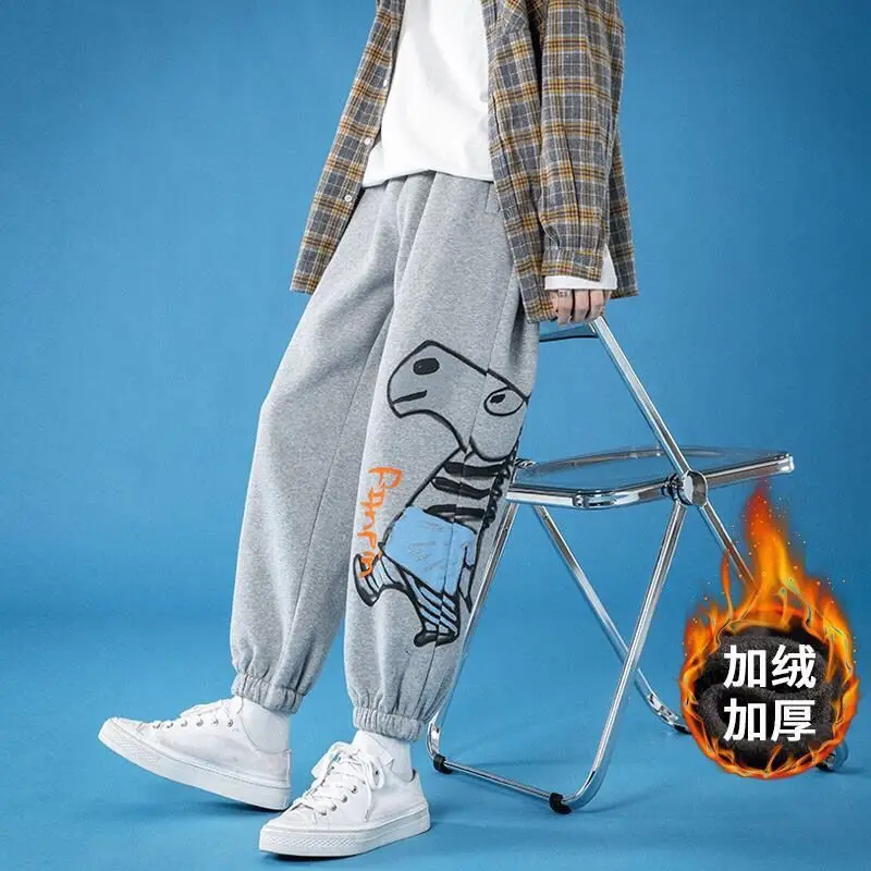 

Men Casual Pants Warm Sweat Pants Men Joggers Printing Pants Gyms Clothing Plus Size Fashion Bottoms Streetwear Men Joggers 2020