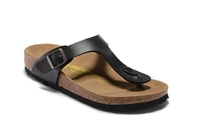 womens unisex flip flops sandals beach slipper thong sandals leather cork beach shoes flip flops summer 15colors plus size_46