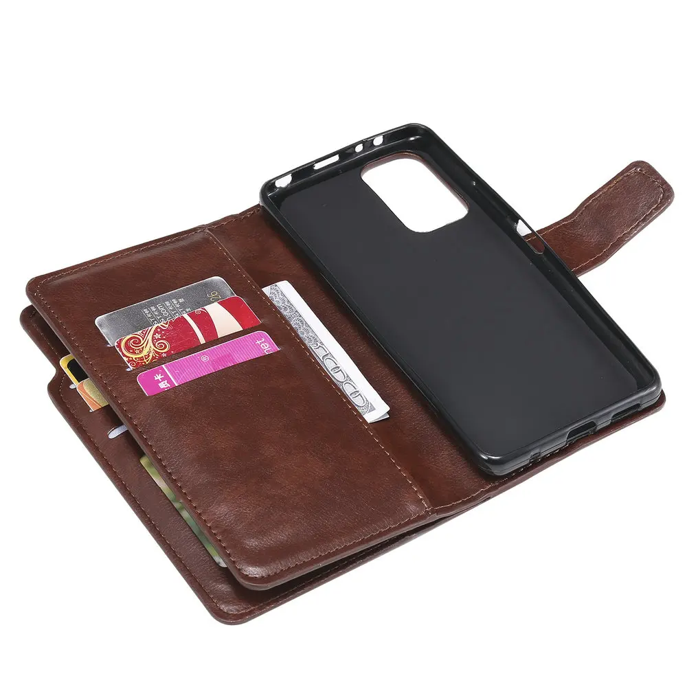 Чехол-книжка Poco X3 Pro M4 F3 X 3 NFC мульти-слот для карт флип-держатель телефона Xiaomi