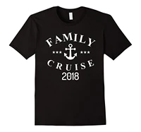family cruise 2018 anchor t shirt vacation beach tee 100 cotton short sleeve o neck top tee print t shirts men