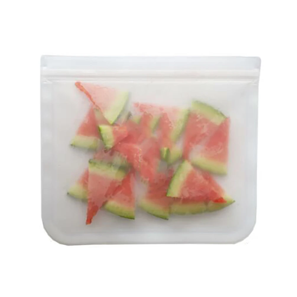 Многоразовые пластиковые пакеты с застежкой молнией для сохранения пищевых