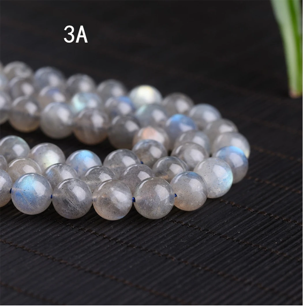 Натуральный Лабрадорит 4-11 мм круглые бусины из драгоценного камня для