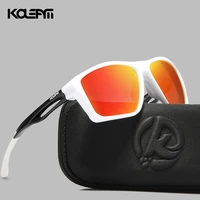 kdeam impact resistance tr90 mens sunglasses polarized lens tank hinges ultra light sun glasses bending freely kd626