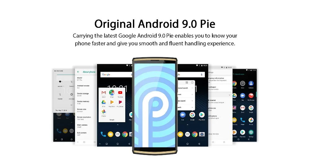 Oukitel K7 Pro 18:9 6,0 ''FHD 4 Гб ОЗУ 64 Гб ПЗУ Смартфон android 9,0 MT6750T Восьмиядерный 13 МП 10000 мАч 4G LTE мобильный телефон