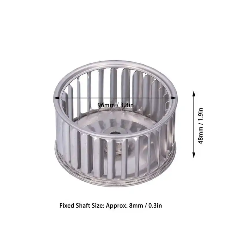 Воздуходувка мотор для центрального движения колеса 96 мм оцинкованного листа