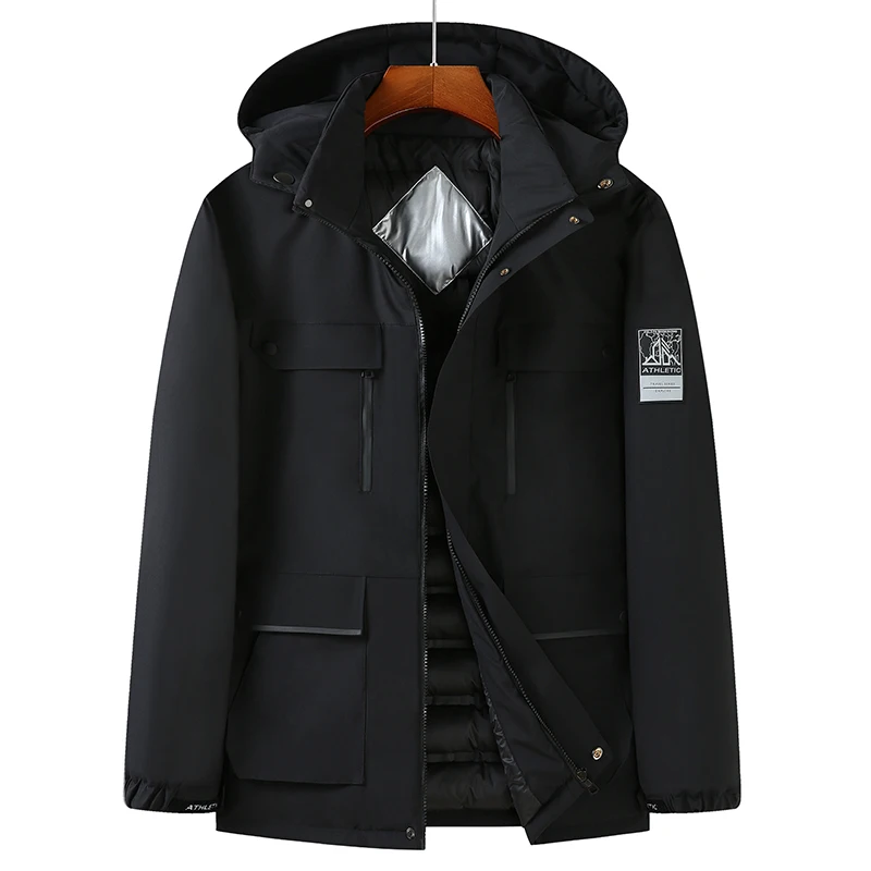 

4XL 5XL 6XL 7XL 8XL Large Size Thick Warm Winter Hooded Cotton Jacket High Quality Clothing Men's Casual Parka 2021NEW