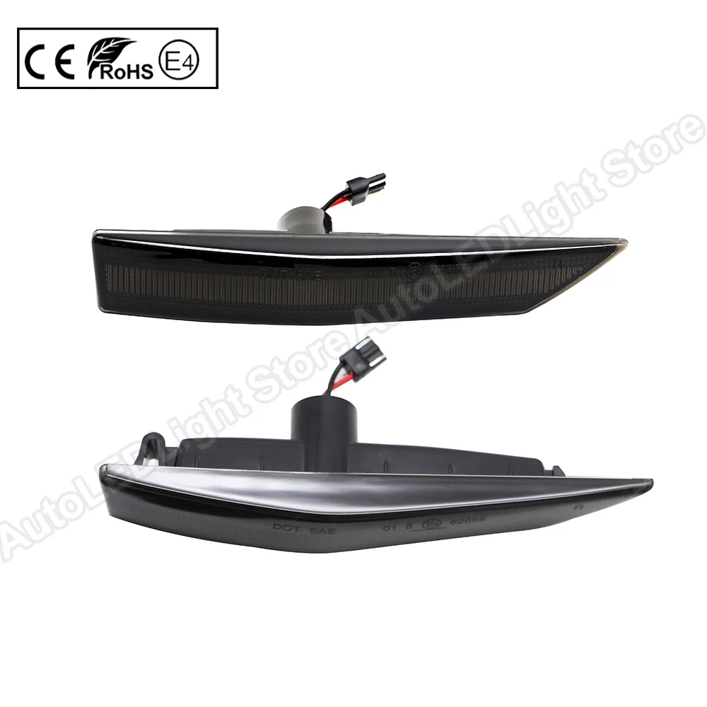 2 шт. светодиодный боковые габаритные огни светильник Поворотная сигнальная