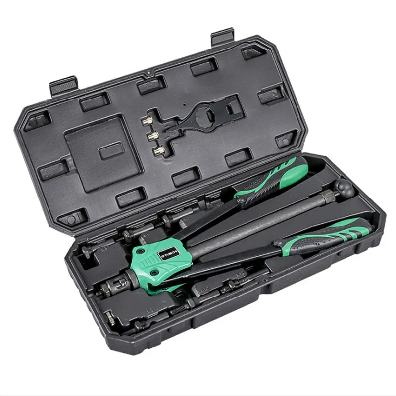 Клепальный пистолет для заклепок Тяжелый инструмент насадок на руку гайка