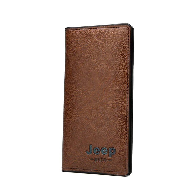 Роскошные Длинные кошельки из искусственной кожи для мужчин Стильный стильный