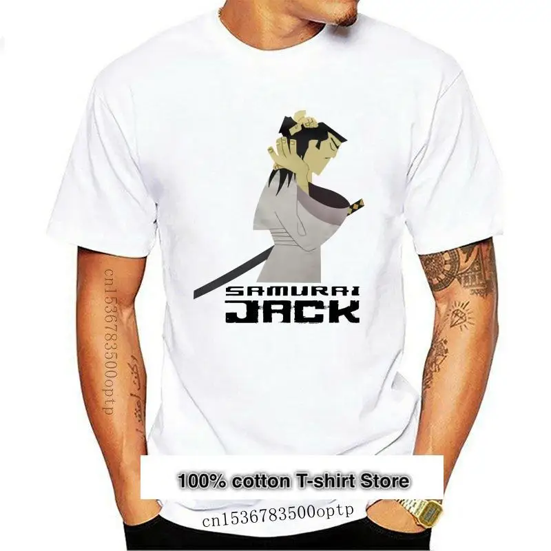 

Camiseta blanca de samurái Jack, nueva