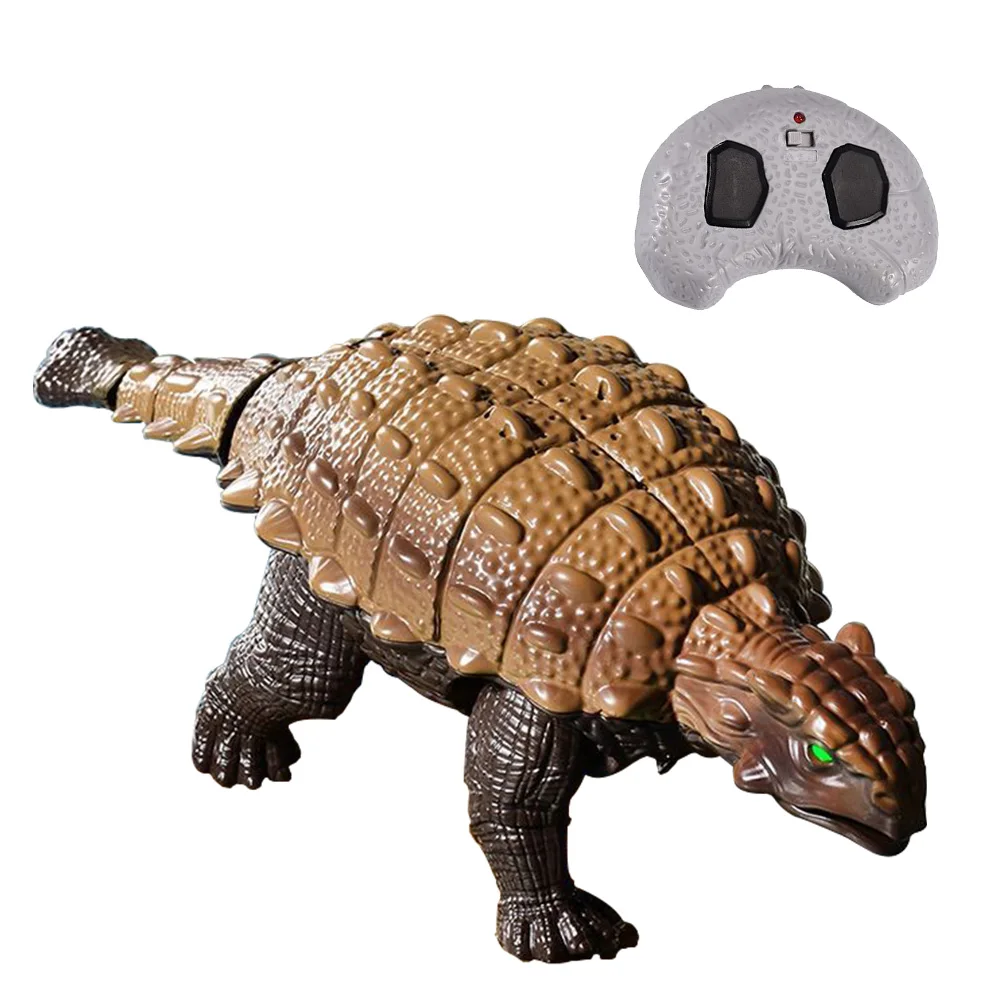 

Электрические игрушки-Динозавры с дистанционным управлением, анклозавр, движущаяся ходячая модель животного, детские подарки для мальчико...