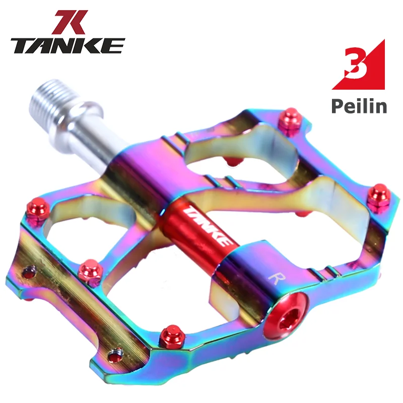 

TANKE TP-30 MTB bicycle pedal palin aluminum alloy mountain bike pedals Sealed bearing lubrication road vehicle High-Strength li