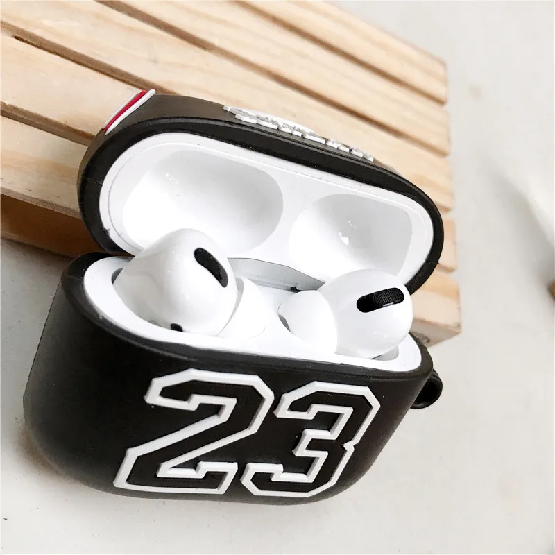 

For AirPods Pro Case Cute Cartoon Basketball Boy Soft Silicone Earphone Cases For Apple Airpods Case Cover Funda Keychain