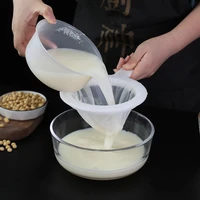 100200400 mesh kitchen ultra fine mesh strainer kitchen nylon mesh filter spoon for suitable for soy milk coffee milk yogurt