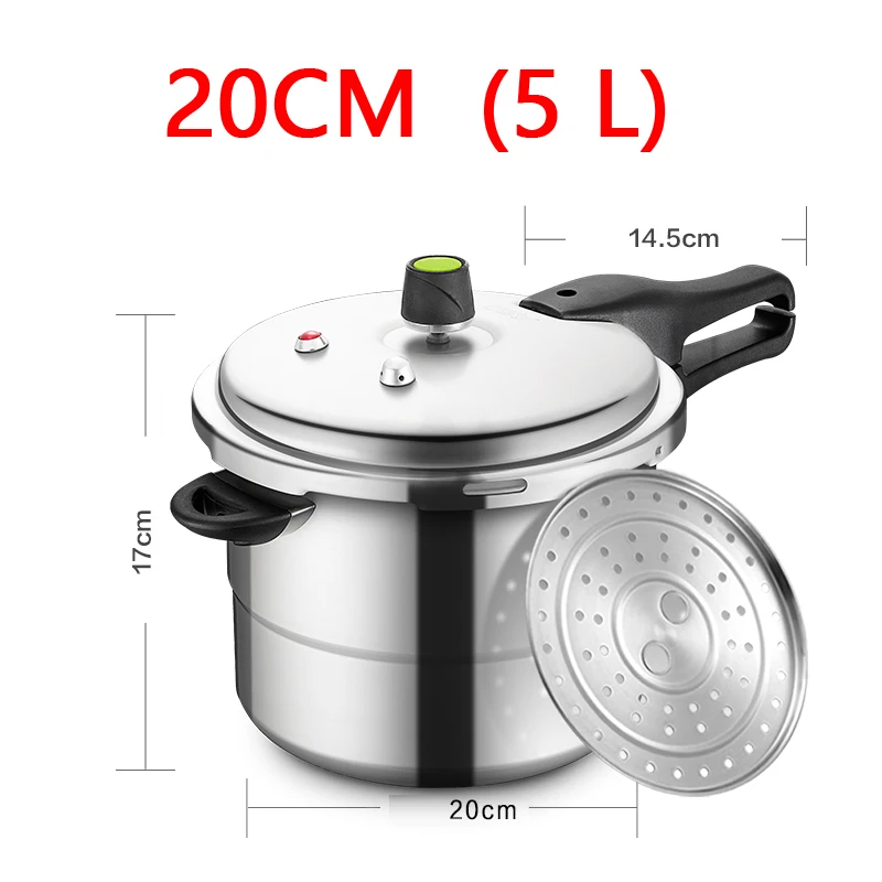 5L Скороварка уплотнительное кольцо кастрюля для быстрого приготовления престиж asd давление кухонные прокладки рисовые ручки индийский антипригарная плита высокого давления - Цвет: 5L